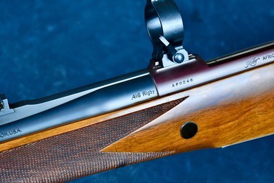 FANTASTIC KIMBER OF OREGON AFRICAN 89 IN 416 RIGBY --TALLEY 30MM LEVER LOCK RINGS -- BEAUTIFUL WOOD - Image 17 of 19