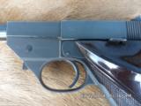HIGH STANDARD FIRST MODEL SPORT KING PISTOL 22 LR 98% PLUS ORIGINAL CONDITION, NO BOX, MADE IN 1950
- 2 of 9