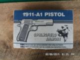 SPRINGFIELD ARMORY 1911-A1, 90’S EDITION .45 ACP 99% GUN WITH ORIGINAL BOX AND PAPERS. - 2 of 10