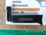 V.BERNARDELLI MODEL 60 380 ACP. SEMI-AUTO PISTOL ,AS NEW 99%,ORIG. BOX PAPERWORK TOOLS 2 MAGS. - 3 of 11