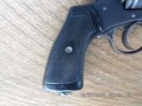 WEBLEY MARK VI .45
1917 WWI BRITISH SERVICE REVOLVER .CONVERTED FROM .455 TO 45ACP.EXCELLENT SHAPE. - 2 of 12