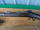 U.S.SPRINGFIELD MODEL 1873 TRAPDOOR 45-70 MILITARY RIFLE W/ U.S SOCKET BAYONET ,SCABBARD & FROG.95%OVERALL - 4 of 15