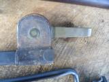 U.S.SPRINGFIELD MODEL 1873 TRAPDOOR 45-70 MILITARY RIFLE W/ U.S SOCKET BAYONET ,SCABBARD & FROG.95%OVERALL - 15 of 15