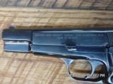 BROWNING BELGIUM 1972 HI-POWER 9MM PISTOL IN 99% PLUS ORIGINAL CONDITION. - 2 of 7