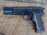 BROWNING BELGIUM 1972 HI-POWER 9MM PISTOL IN 99% PLUS ORIGINAL CONDITION. - 1 of 7