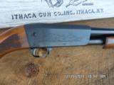 ITHACA 1968 MODEL 37 FEATHERLIGHT 12GA. PUMP SHOTGUN W / RAY-BAR SIGHT AND PERIOD BOX.95% PLUS OVERALL COND. - 9 of 12