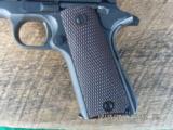 COLT WWII CIRCA. 1943 MODEL 1911A1 45 ACP.S/N 11544XX,VET BRING BACK AND APPEARS UNFIRED 99% PLUS ORIGINAL ALL MATCHING CONDITION. - 7 of 14
