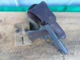 COLT WWII CIRCA. 1943 MODEL 1911A1 45 ACP.S/N 11544XX,VET BRING BACK AND APPEARS UNFIRED 99% PLUS ORIGINAL ALL MATCHING CONDITION. - 1 of 14