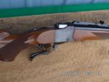 RUGER NO. 1H 458WIN.MAG. SINGLE SHOT RIFLE,FIGURED WALNUT AND 99.5% OVERALL ORIG.CONDITION. - 9 of 14