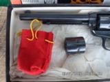 RUGER SSM 1969 3 SCREW SINGLE SIX 22L.R. & 22 MAG. CONVERTIBLE REVOLVER AS NEW IN ORIGINAL BOX.99.5% - 7 of 9