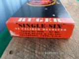 RUGER SSM 1969 3 SCREW SINGLE SIX 22L.R. & 22 MAG. CONVERTIBLE REVOLVER AS NEW IN ORIGINAL BOX.99.5% - 9 of 9