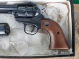 RUGER SSM 1969 3 SCREW SINGLE SIX 22L.R. & 22 MAG. CONVERTIBLE REVOLVER AS NEW IN ORIGINAL BOX.99.5% - 5 of 9