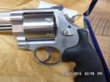 SMITH & WESSON MODEL 657-5 41 MAGANUM STAINLESS CLASSIC HUNTER 99.5% ORIG.COND.BOXED - 3 of 11