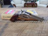 A.UBERTI MODEL 1875 OUTLAW COWBOY ACTION REVOLVER 45 L.C. FIRED 6 TIMES SINCE NEW. 99& COND. - 2 of 6
