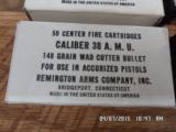 REMINGTON ARMS CALIBER 38 A.M.U. ACCURIZED PISTOL AMMO (3 BOXES) IN ORIG.BOXES - 2 of 3
