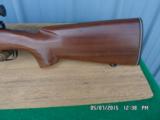 WINCHESTER MODEL 70 POST 64 (1971) HEAVY BARREL MATCH TARGET RIFLE 308WIN. REDFIELD OLYMPIC SIGHTS WITH FRONT INSERTS. ALL 96% PLUS ORIGINAL COND. - 2 of 15