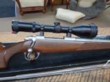 SAKO MODEL 75 HUNTER WALNUT STAINLESS 270 WIN. RIFLEW/ALASKAN GUIDE 3X12X52 30MM TUBE SCOPE,ALL 99% PLUS ORIGINAL CONDITION WITH BOX. - 6 of 9