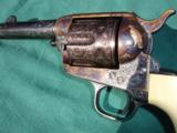 COLT 1919 SAA POSSIBLE SHERIFF'S MODEL A.A.WHITE ENGRAVED 44-40WCF IVORY GRIPS 99% OVERALL - 11 of 20