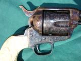 COLT 1919 SAA POSSIBLE SHERIFF'S MODEL A.A.WHITE ENGRAVED 44-40WCF IVORY GRIPS 99% OVERALL - 18 of 20