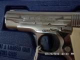 COLT GOVERNMENT MODEL MK IV / SERIES 80 BRIGHT NICKEL 380 ACP. NEW IN ORIG.BOX,ALL PAPERWORK,AND SCARCE. - 7 of 8