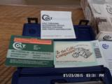 COLT GOVERNMENT MODEL MK IV / SERIES 80 BRIGHT NICKEL 380 ACP. NEW IN ORIG.BOX,ALL PAPERWORK,AND SCARCE. - 3 of 8