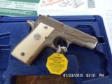 COLT GOVERNMENT MODEL MK IV / SERIES 80 BRIGHT NICKEL 380 ACP. NEW IN ORIG.BOX,ALL PAPERWORK,AND SCARCE. - 4 of 8