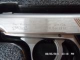 WALTHER TPH STAINLESS DOUBLE ACTION 22 L.R. PISTOL MADE IN USA 1992,ALL 99% PLUS ORIG.CONDITION WITH BOX AND PAPERWORK. - 3 of 11