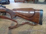 REMINGTON1977 MADE MODEL 700 BDL DELUXE 8MM REM.MAGNUM CAL.PENTAX SCOPE 98% PLUS ORIGINAL CONDITION. - 2 of 14
