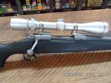 WINCHESTER MODEL 70 1993 CLASSIC SPORTER STAINLESS 300 WIN.MAG.CRF ACTION,LEUPOLD VXIII 3 1/2 X 10 X 40MM SILVER SCOPE ALL 99% COND. - 9 of 14