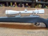 WINCHESTER MODEL 70 1993 CLASSIC SPORTER STAINLESS 300 WIN.MAG.CRF ACTION,LEUPOLD VXIII 3 1/2 X 10 X 40MM SILVER SCOPE ALL 99% COND. - 3 of 14