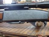 REMINGTON MODEL 742 DELUXE WOODSMASTER 280 REM.WITH ROLL ENGRAVED GAME SCENES (MFG.1961-63 ONLY) SOLID GUN. - 3 of 12