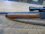 REMINGTON MODEL 742 DELUXE WOODSMASTER 280 REM.WITH ROLL ENGRAVED GAME SCENES (MFG.1961-63 ONLY) SOLID GUN. - 4 of 12