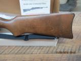 RUGER 1993 MINI-14
STAINLESS CARBINE .223 REM. CAL ALL NEW IN ORIGINAL BOX W/MANUEL. - 5 of 11