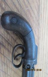 ALLEN PATENT 1845 CAP & BALL PERCUSSION 36 CAL. PEPPERBOX REVOLVER- 7 of 9
