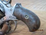 BRITISH BULL-DOG 44 SPL. BELGIUM PROOFED 5 SHOT REVOLVER 1870'S ERA.NICKEL FINISH. - 2 of 8