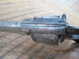 BRITISH BULL-DOG 44 SPL. BELGIUM PROOFED 5 SHOT REVOLVER 1870'S ERA.NICKEL FINISH. - 4 of 8