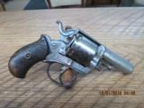 BRITISH BULL-DOG 44 SPL. BELGIUM PROOFED 5 SHOT REVOLVER 1870'S ERA.NICKEL FINISH. - 5 of 8