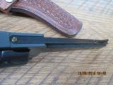 H & R MODEL 939 22 L.R. CAL. 9 SHOT REVOLVER 99% ORIGINAL CONDITION W/LEATHER HOLSTER - 8 of 10