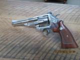 SMITH & WESSON MODEL 57-1 (MFG. 1983) FACTORY NICKEL (DISC. 1986) 41 MAGNUM REVOLVER 99% - 5 of 9