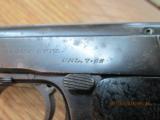SAUER MODEL 38H DOUBLE ACTION AUTOMATIC (WWII ERA) 7.65 (32 ACP) CAL. NAZI PROOF MARKS,ALL ORIGINAL. - 8 of 12