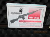 SPRINGFIELD ARMORY M1A NATIONAL MATCH 308CAL. STAINLESS BBL.99.5% IN ORIGINAL HARD CASE WITH MANUELS. - 6 of 18
