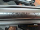 HIGH STANDARD MODEL 180 AUTO-MAG STAINLESS CONSTRUCTION 44 AMP. CAL. LIKE NEW ORIG.COND. - 2 of 18