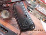 BERETTA MODEL 1934 PISTOL 380ACP CALIBER.(MFG 1942) ALL MATCHING NUMBERS W/ HOLSTER AND EXTRA MAGAZINE. - 3 of 15