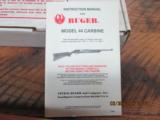 RUGER 25TH ANNIVERSARY (MFG.1984 ONLY) 44 MAGNUM CARBINE,NEW IN BOX WITH ALL PAPERWORK.RARE RUGER COLLECTIBLE. - 14 of 14