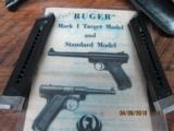 RUGER MK 1 STANDARD 22 L.R. SEMI-AUTO PISTOL (1976 MADE IN 200TH YEAR OF AMERICAN LIBERTY) 99.5% AS NEW W / 3 MAGS AND ORIG.MANUEL. - 5 of 9