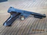 HIGH-STANDARD 1ST MODEL (MFG.1953) SUPERMATIC 22 L.R. TARGET PISTOL 93% OVERALL ORIGINAL CONDITION. - 7 of 12