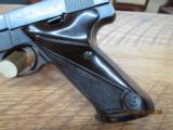 HIGH-STANDARD 1ST MODEL (MFG.1953) SUPERMATIC 22 L.R. TARGET PISTOL 93% OVERALL ORIGINAL CONDITION. - 2 of 12