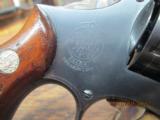 SMITH & WESSON M & P PRE-MODEL 10 (MFG. 1951) 5 SCREW 38 S&W SPL. APPEARS UNFIRED,98%PLUS ALL ORIG. - 2 of 12