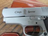 SMITH & WESSON MODEL CS45 (CHEIF'S SPECIAL) 45 ACP. AS NEW ORIGINAL CONDITION WITH GALCO LEATHER. - 2 of 11