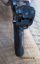 MAUSER / LUGER P08 BYF 41 BLACK WIDOW 9MM,MATCHING NUMBERS 98% REBLUED. - 11 of 12